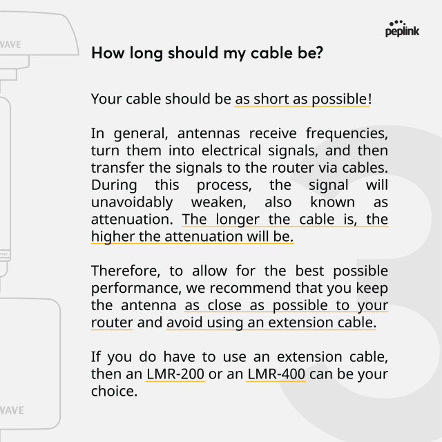 Cable length