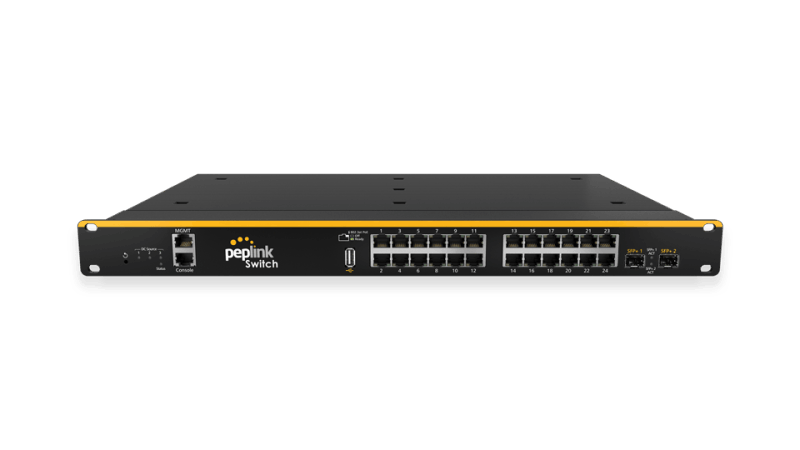 24 port Peplink Switch rugged 24 port Peplink Switch rugged