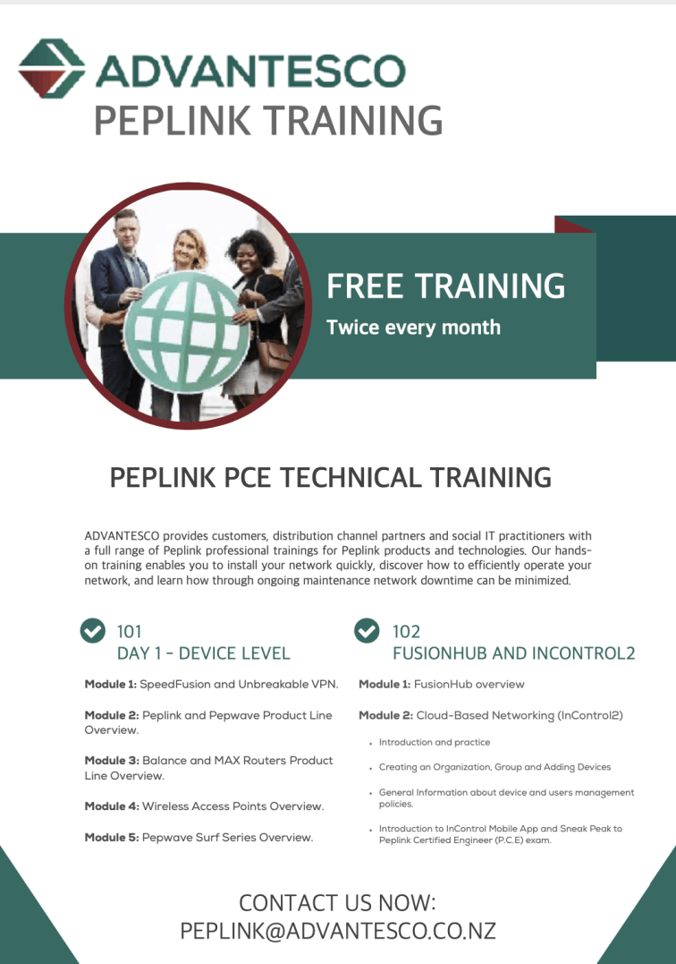 Peplink training